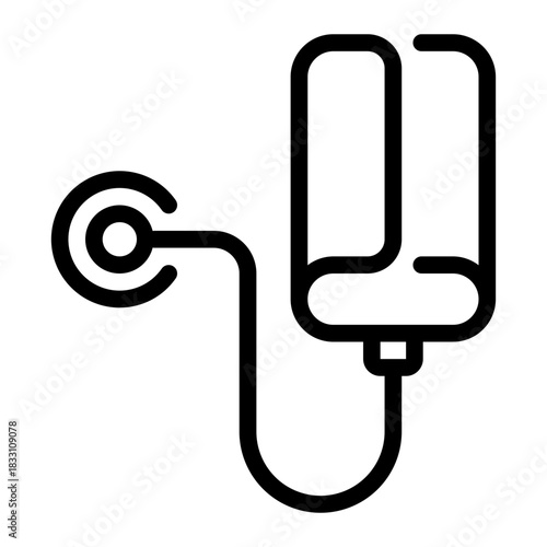 tensiometer line icon