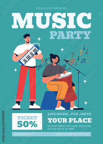 Music Party Flyer
