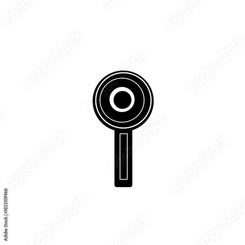 key isolated on white background