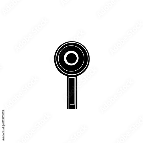 vector illustration of a key