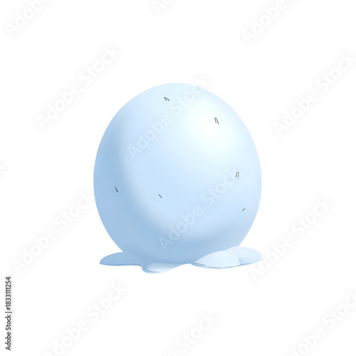 3d snow ball