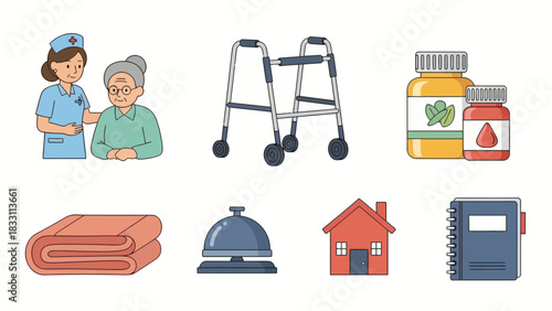 Geriatric Nursing, Mobility Assistance, and Residential Care