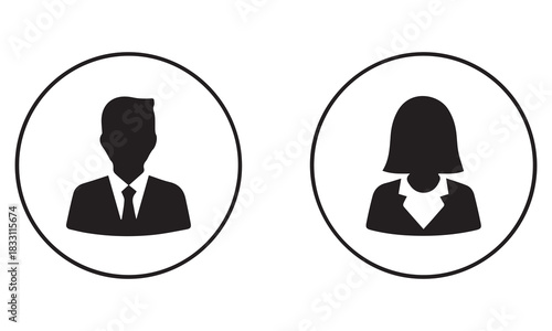 User Icon Vectors & Profile Avatar Graphics | Diverse People & Account Icons