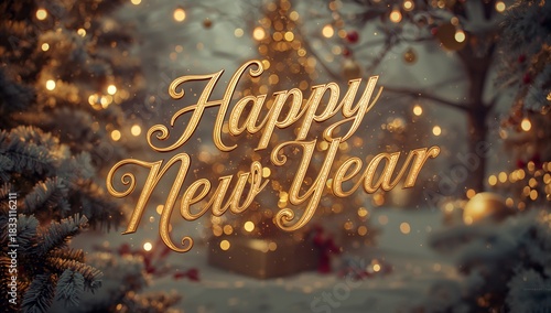 Celebrate the Arrival of a Joyful New Year With Festive Lights and Decorations