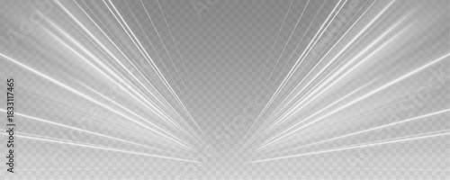 A quick frosty streak flashes across the scene. Tiny crystals shimmer along its glowing path. The motion forms a soft curved wave of bright winter light.