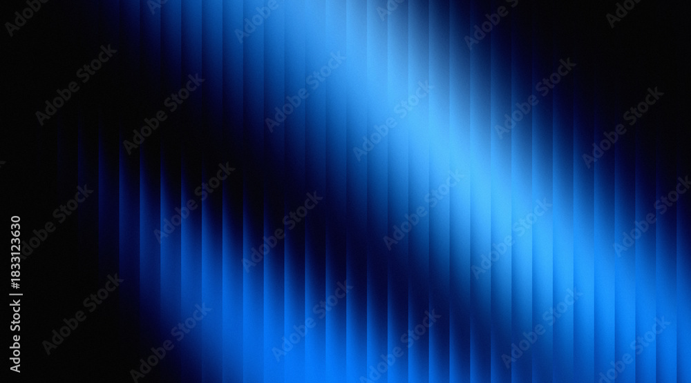 Obraz premium Abstract blue striped gradient background, modern technology concept