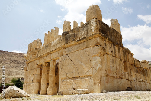 Qasr Al-Abd, a large Hellenistic palace close to the village of Iraq Al-Amir, Jordan