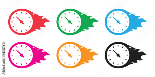 watch time icon vector