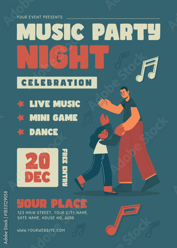 Music Party Flyer