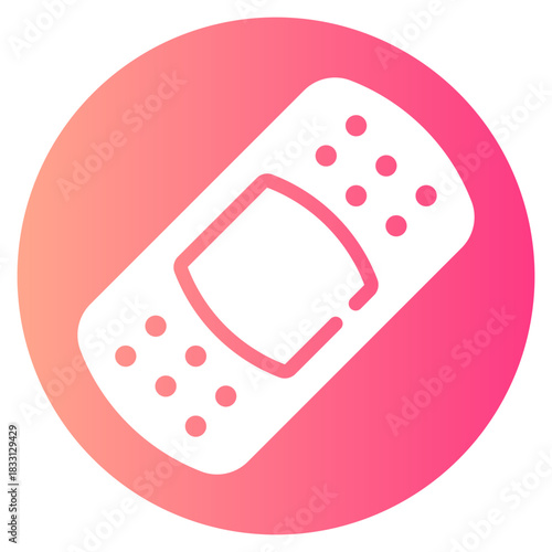 band aid gradient icon