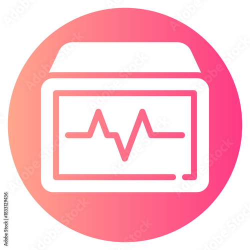 cardiogram gradient icon