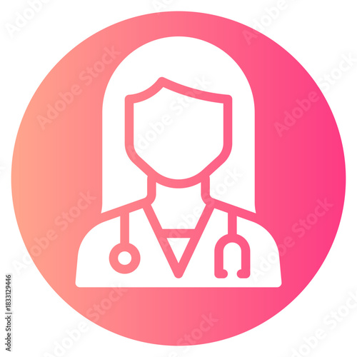 doctor gradient icon