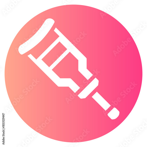 crutch gradient icon
