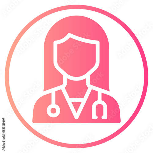 doctor gradient icon