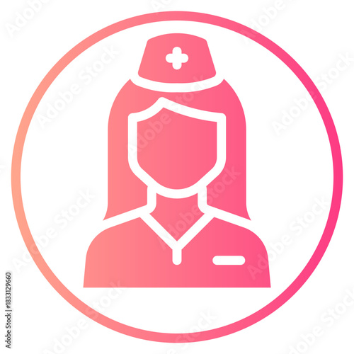 nurse gradient icon