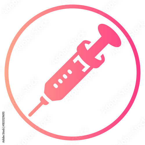 syringe gradient icon