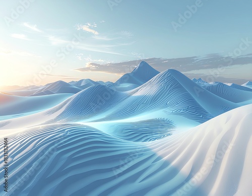 winter mountain landscape