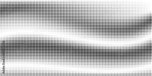 Halftone black polka dots pattern on white background, minimalist abstract wall, arranged in diagonal lines, Black and white doted texture background. modern