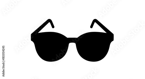 Silhouette of Sunglasses A Symbol of Vision and Style.
