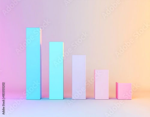 Chart column graph, infographic element