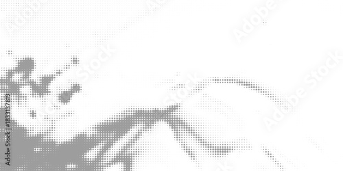 Black-white gradient halftone dots background. Pop art in vector illustration for your creative design. VEctor ilustration