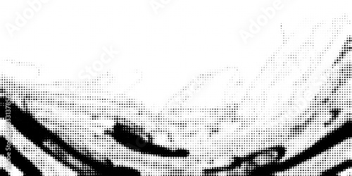 Black-white gradient halftone dots background. Pop art in vector illustration for your creative design. VEctor ilustration