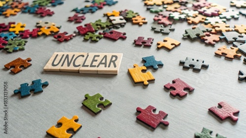 Mismatched Puzzle Pieces with Unclear Label Displaying Problem