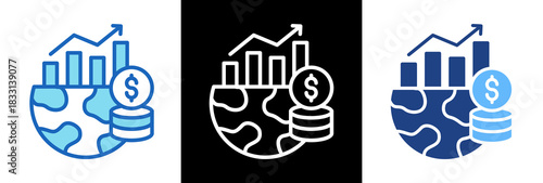 Global Economic Hub triplestyle icon
