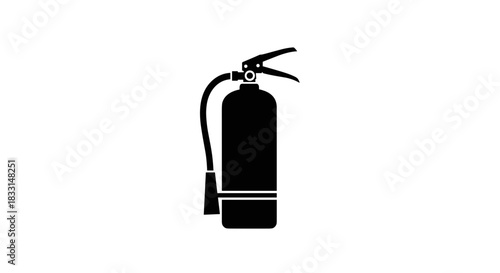 Fire Extinguisher Icon Safety and Emergency Equipment.