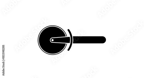 Pizza Cutter Icon A Culinary Tool for Slicing Perfection.