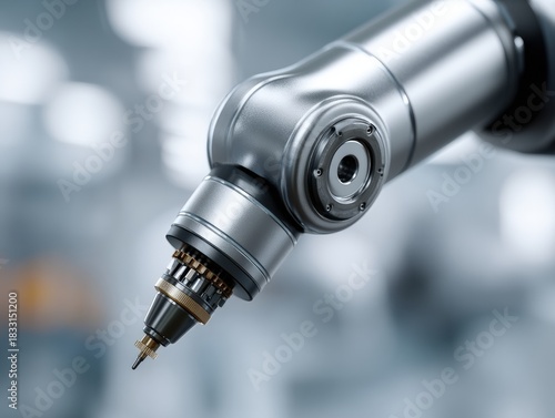 Mechanical arm with a metal...