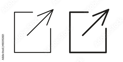 Share icon glyph and line set thin line symbol concept.