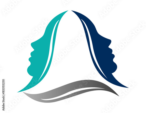Face plastic surgery logo