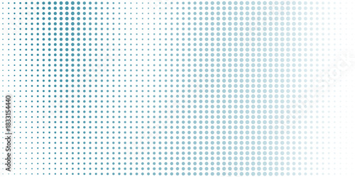 Abstract technology with blue dots pattern on gradients blue background. vector illustration