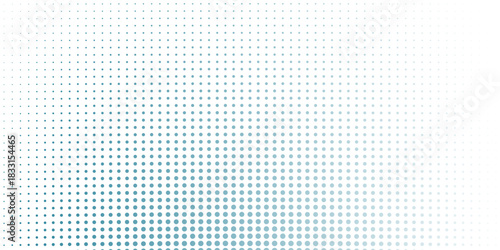 Abstract technology with blue dots pattern on gradients blue background. vector illustration
