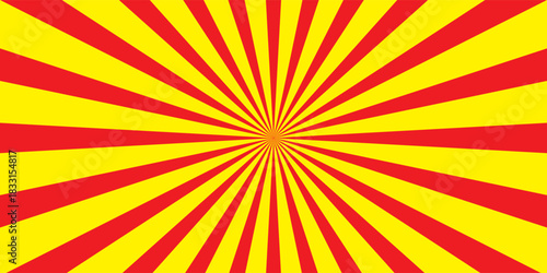 Swirling radial ice cream background. Orange groovy vortex spiral twirl. Twirl sunburst psychedelic pattern. Orange lollipop texture. Swirl candy background. Vector illustration.