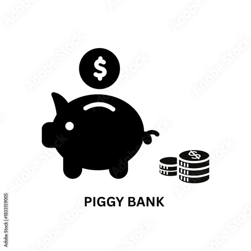 Money, Cash, Coins, and Dollar Bills Floating Seamlessly on Transparent Background. Ideal for Finance, Wealth, and Reward Concepts. 3D Cartoon Style. Vector Illustration