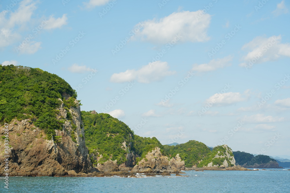 Fototapeta premium 壮大なリアス海岸の風景
