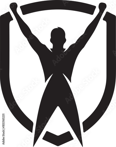 silhouette of a man jumping