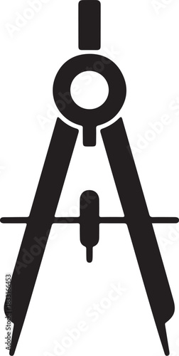 Drafting Compass Icon illustration