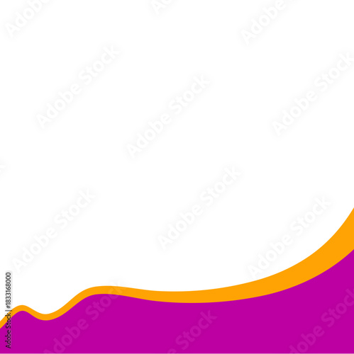Abstract divider shape. Business Separator Footer Illustration.
