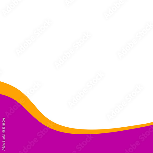 Abstract divider shape. Business Separator Footer Illustration.