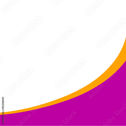 Abstract divider shape. Business Separator Footer Illustration.