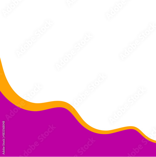 Abstract divider shape. Business Separator Footer Illustration.