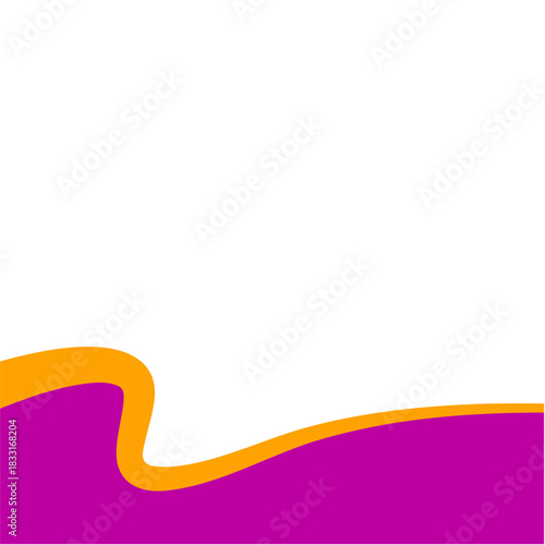 Abstract divider shape. Business Separator Footer Illustration.