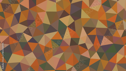 Geometric Low Poly Background in Earth Tones for Modern Design