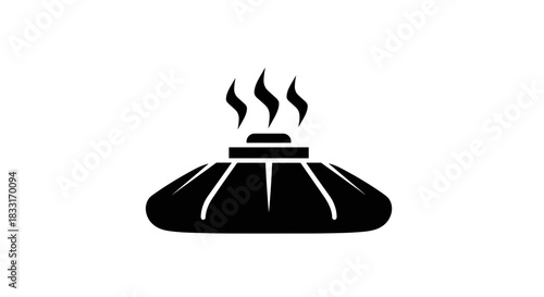 Hot Compress Icon Relief and Comfort for Pain Management.