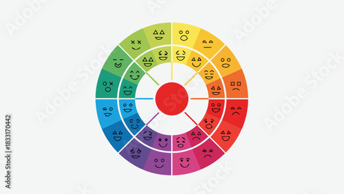 Vector Illustration of two professionals collaborating with artificial intelligence, featuring data processing, creative ideation, and digital workflow visualization with network connections.