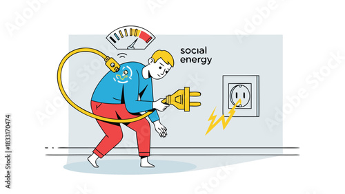 Vector illustration with vector aesthetic. Moroccan sitt switching on smart fountain with biracial. turquoise-sand color scheme. Perfect for website backgrounds, presentation templates, brandi...