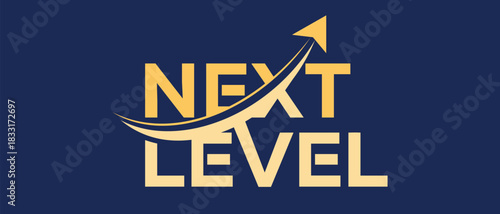 Abstract modern Next level logo template vector graphics for business and company identity